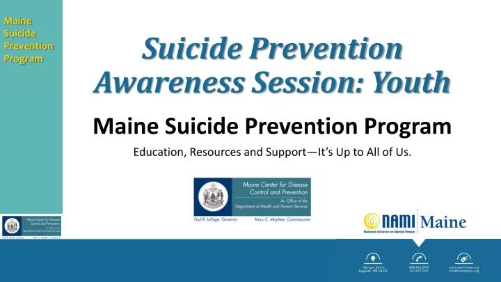 suicide prevention awareness session youth