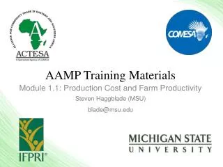 AAMP Training Materials