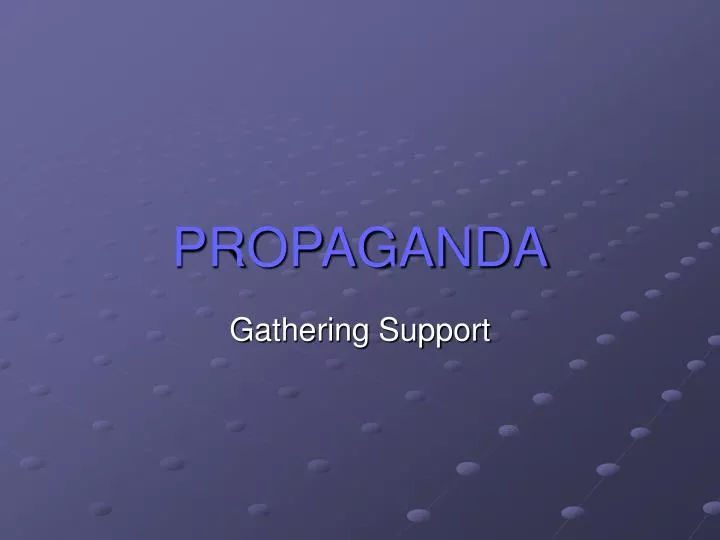 propaganda