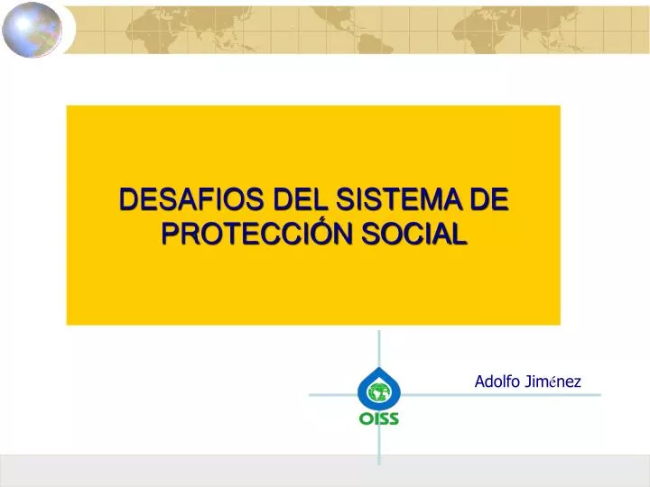 desafios del sistema de protecci n social