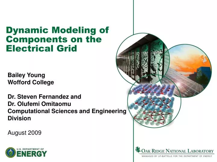 dynamic modeling of components on the electrical grid