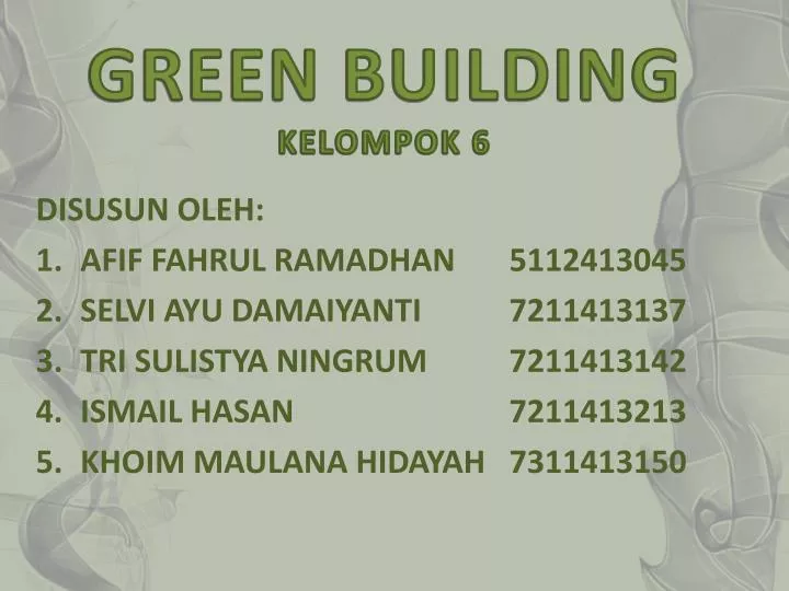 green building kelompok 6