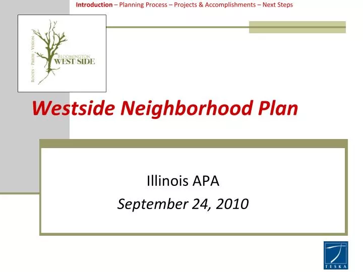 westside neighborhood plan