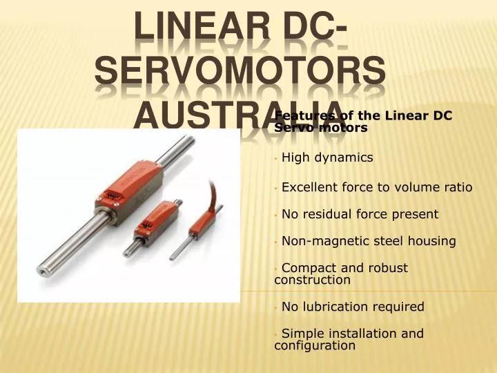 linear dc servomotors australia