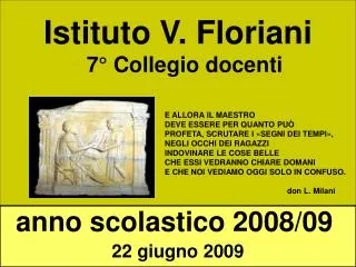 istituto v floriani 7 collegio docenti