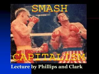 Lecture by Phillips and Clark