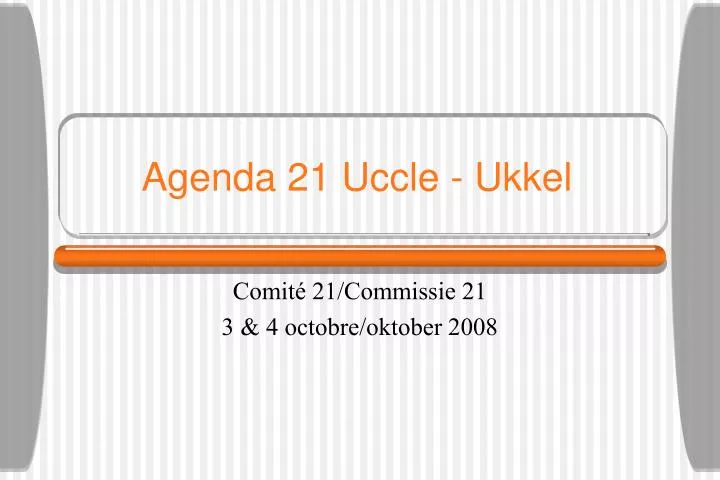 agenda 21 uccle ukkel