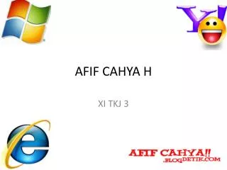 afif cahya h