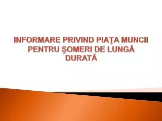 informare privind pia a muncii pentru omeri de lung durat