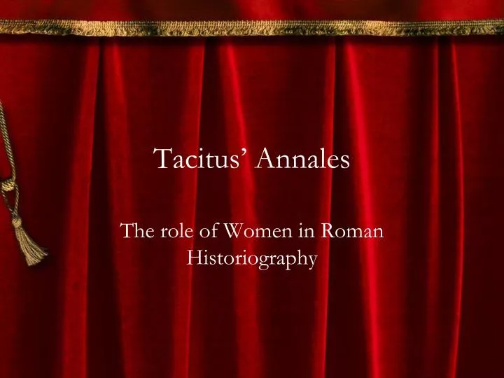 tacitus annales