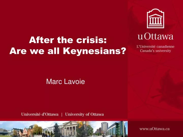 after the crisis are we all keynesians