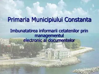 primaria municipiului constanta