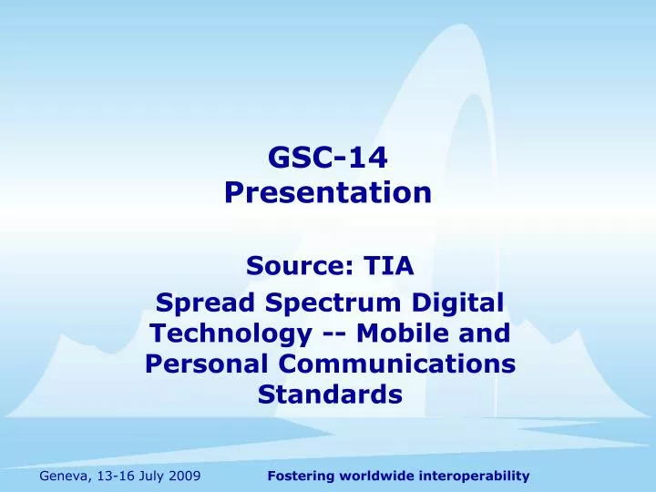 gsc 14 presentation