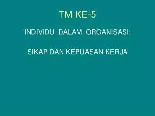 tm ke 5
