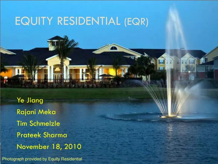 equity residential eqr