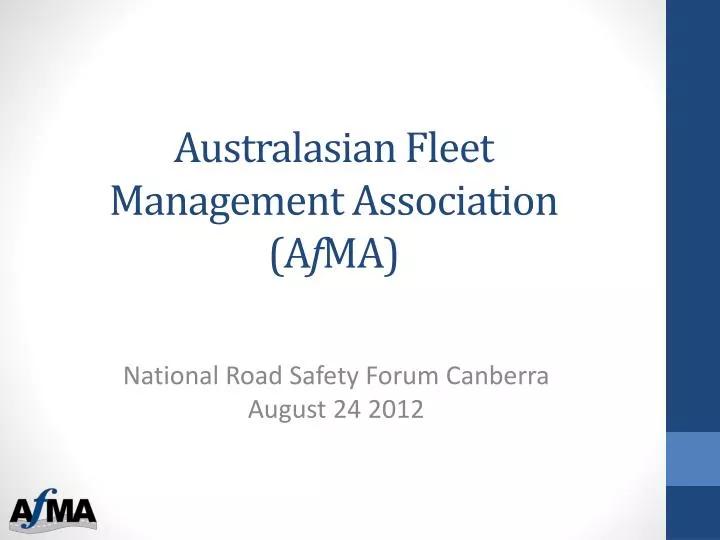 australasian fleet management association a f ma