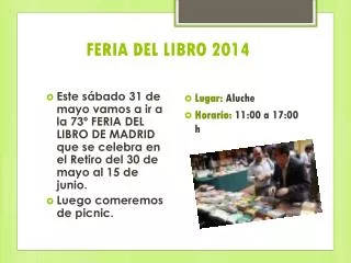 feria del libro 2014