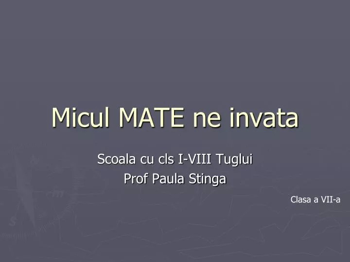 micul mate ne invata