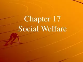 Chapter 17 Social Welfare