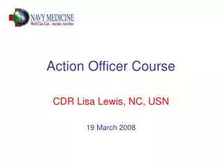 Action Officer Course