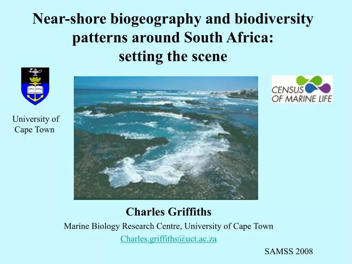 near shore biogeography and biodiversity patterns around south africa setting the scene