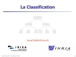 la classification