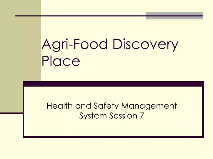 agri food discovery place