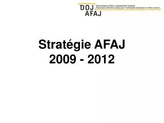 strat gie afaj 2009 2012