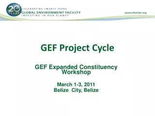 GEF Project Cycle