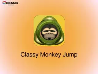 Free Classy Monkey Game-Jumping Adventure