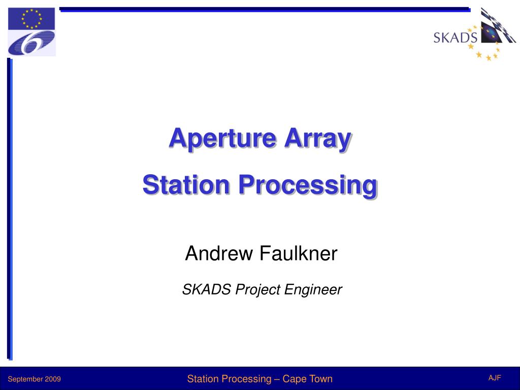 PPT - Aperture Array Station Processing PowerPoint Presentation, free ...