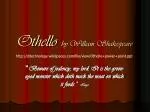 Othello by William Shakespeare - slide 1