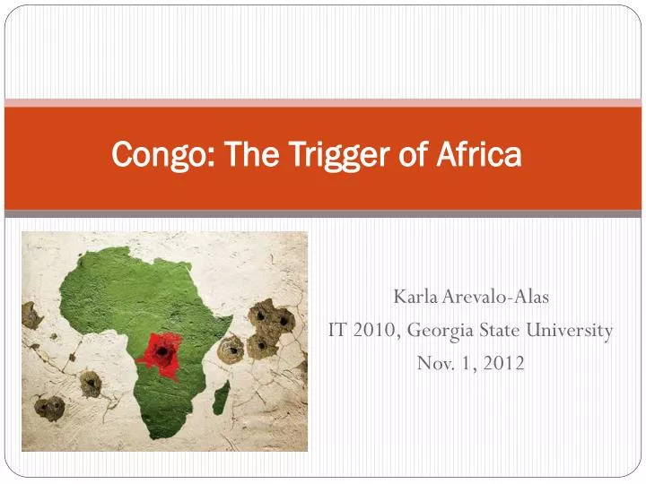 congo the trigger of africa