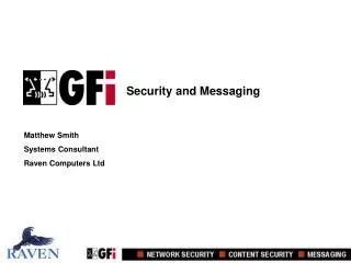 Security and Messaging