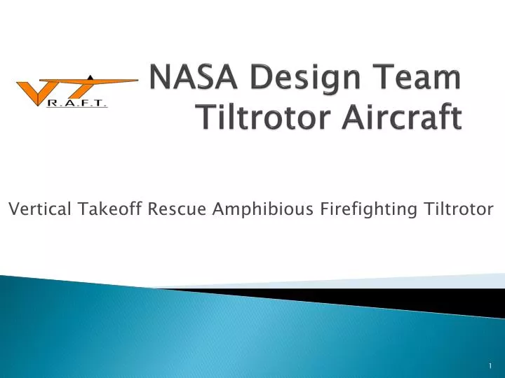 nasa design team tiltrotor aircraft