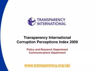 transparency/cpi