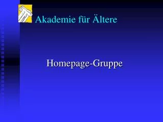 homepage gruppe