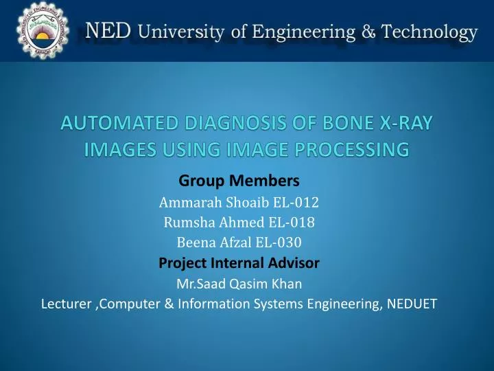 automated diagnosis of bone x ray images using image processing