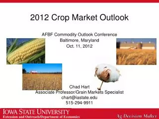 2012 Crop Market Outlook