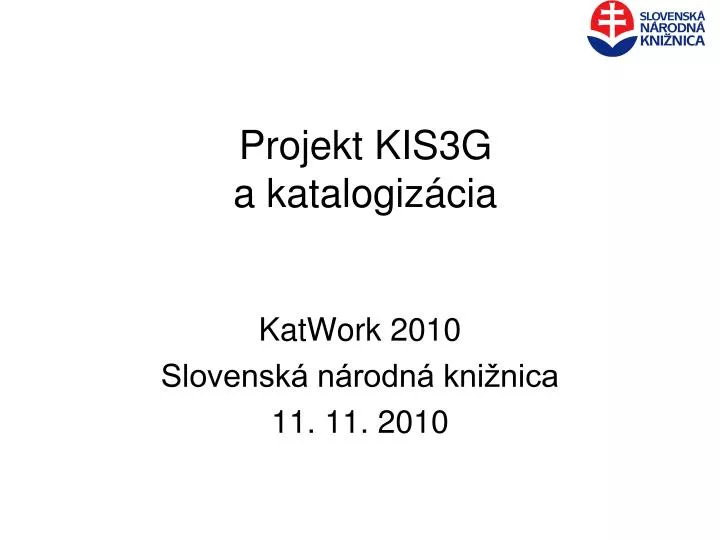 projekt kis3g a katalogiz cia