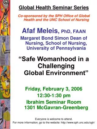 Global Health Seminar Series