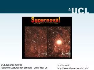Ian Howarth star.ucl.ac.uk/~idh/