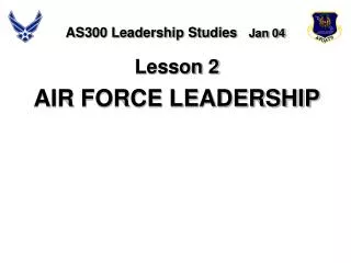 AS300 Leadership Studies Jan 04