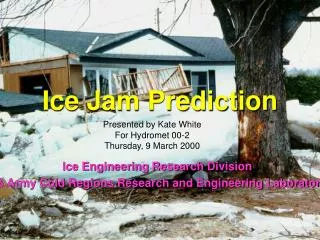 Ice Jam Prediction