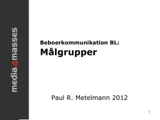 beboerkommunikation bl m lgrupper