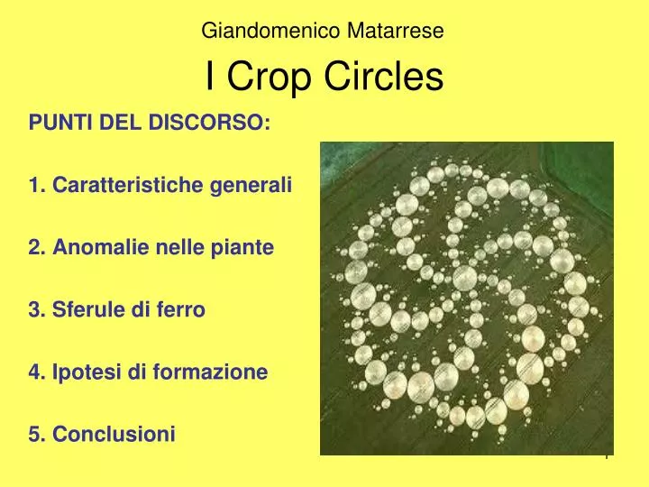 i crop circles