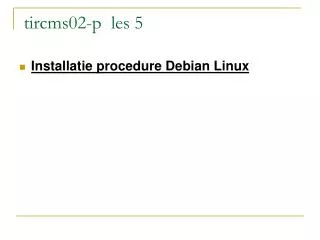 tircms02 p les 5