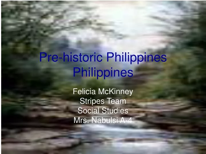 pre historic philippines philippines