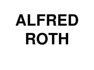 alfred roth
