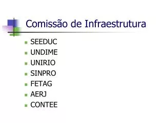 comiss o de infraestrutura
